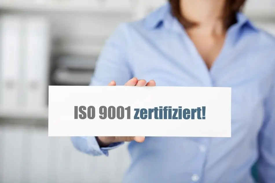 iso 9001 zertifizierung